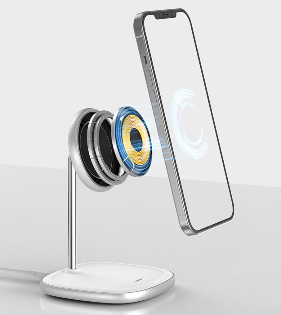 Magnetic Desk Stand & Wireless Charger